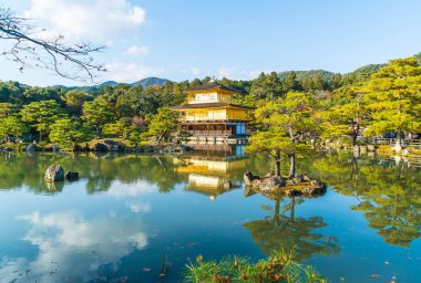 Kinkakuji Tapınağı (altın köşk güzel mimari)
