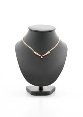 güzel ve lüks kolye takı ile boyun standı 