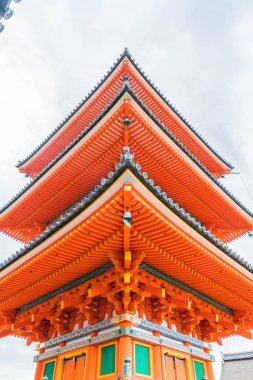 Kiyomizu-dera Tapınağı güzel mimari Kyoto,.