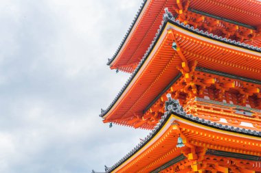 Kiyomizu-dera Tapınağı güzel mimari Kyoto,.