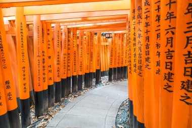 Kırmızı yakın gates geçit fushimi Inari taisha tapınak KY