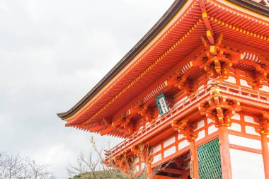 Kiyomizu-dera Tapınağı güzel mimari Kyoto,.