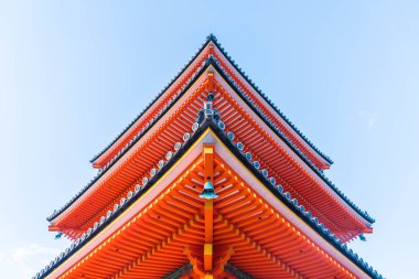 Kiyomizu-dera Tapınağı güzel mimari Kyoto,.