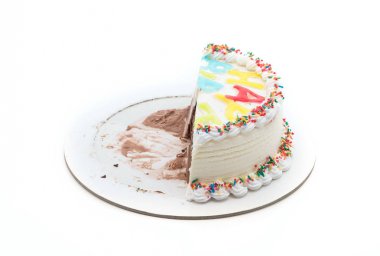 iyi ki doğdun dondurmalı pasta beyaz 