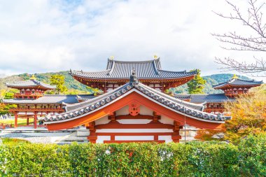 Güzel mimari Byodo içinde Kyoto tapınakta.