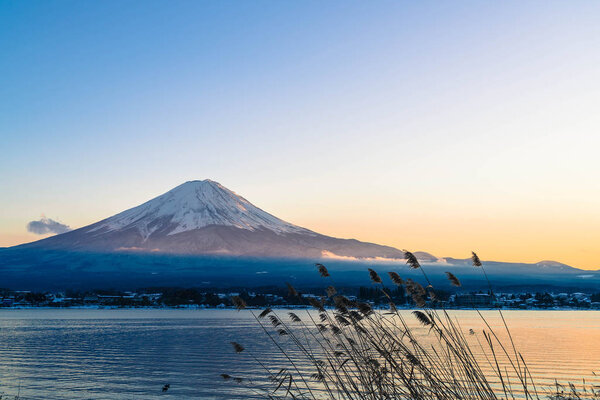 Mountain Fuji San at  Kawaguchiko Lake.
