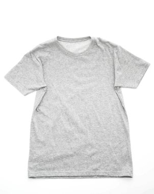 gömlek. beyaz üzerine katlanmış t-shirt 