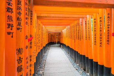 Kırmızı yakın gates geçit fushimi Inari taisha tapınak KY