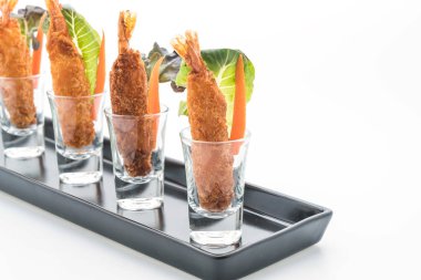  beyaz hamuru kızarmış karides