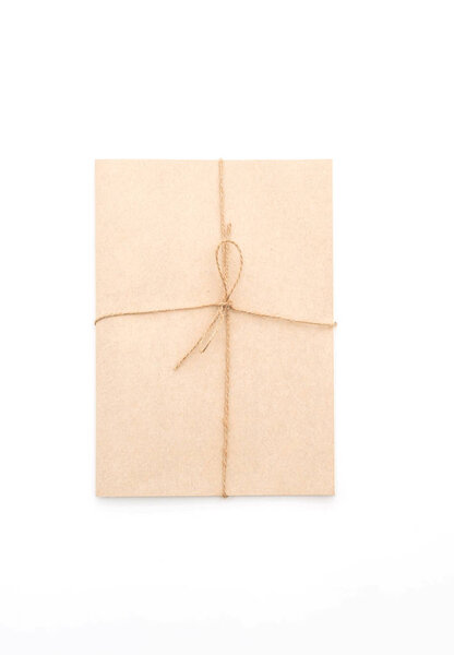 Бланк блокнота на белом
