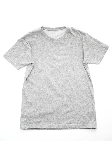 Camisa. camiseta doblada en blanco — Foto de Stock