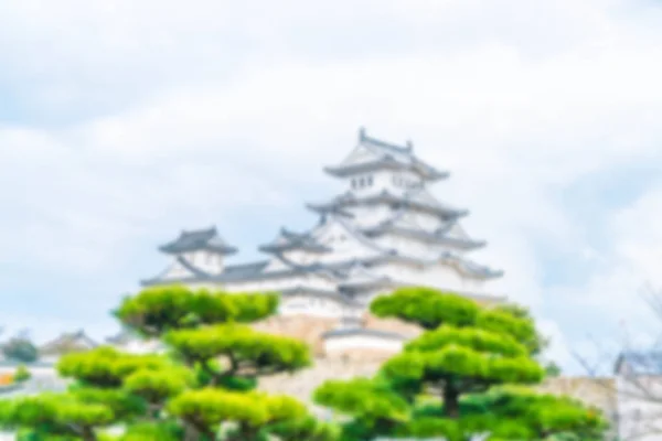 Castello Himeji nella prefettura di Hyogo, Giappone, patrimonio mondiale dell'UNESCO — Foto Stock