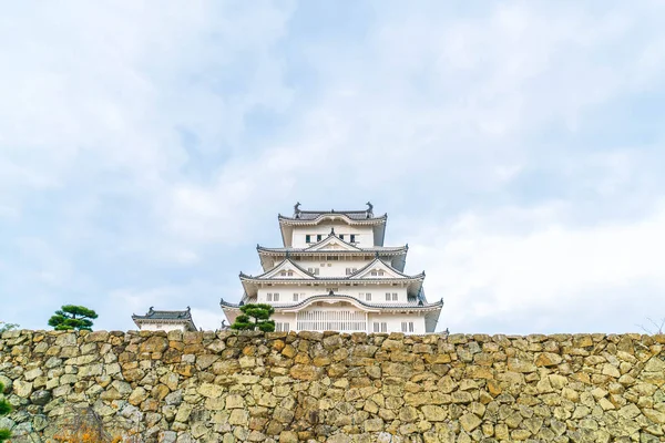 Castillo de Himeji en la prefectura de Hyogo, Japón, Patrimonio de la Humanidad por la UNESCO —  Fotos de Stock