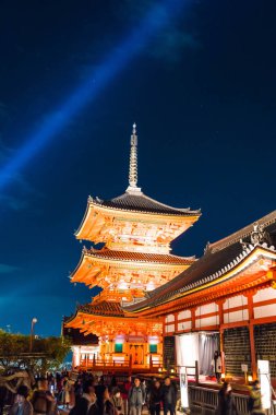 Kiyomizu-dera Tapınağı güzel mimari Kyoto.