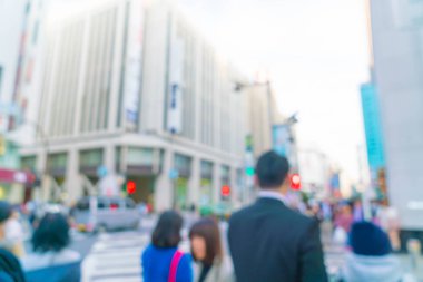 Shinjuku Tokyo City, soyut bulanıklık