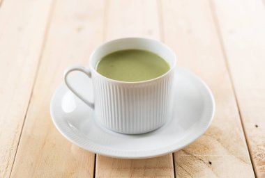 hot matcha latte