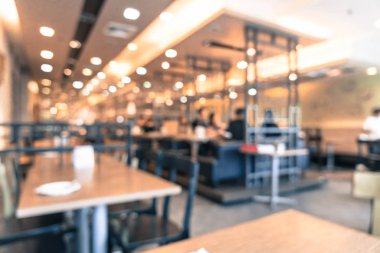 Restoran soyut bulanıklık