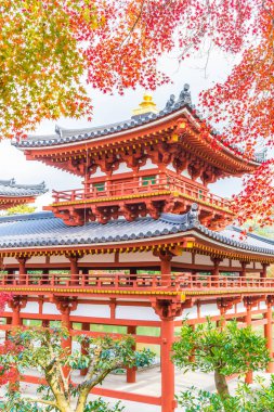 Güzel mimari Byodo içinde Kyoto tapınakta.