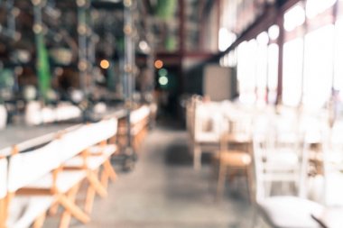 Restoran soyut bulanıklık