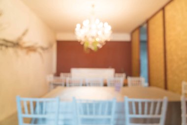 Restoran soyut bulanıklık