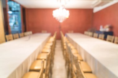 Restoran soyut bulanıklık