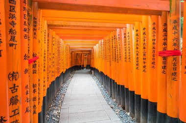 Kırmızı yakın gates geçit fushimi Inari taisha tapınak KY