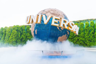 Osaka, Japonya - 21 Kasım 2016: temel tema park konumlar