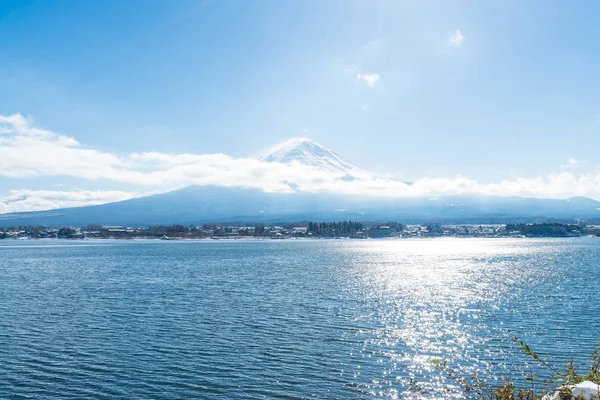 Montagne Fuji San au lac Kawaguchiko . — Photo