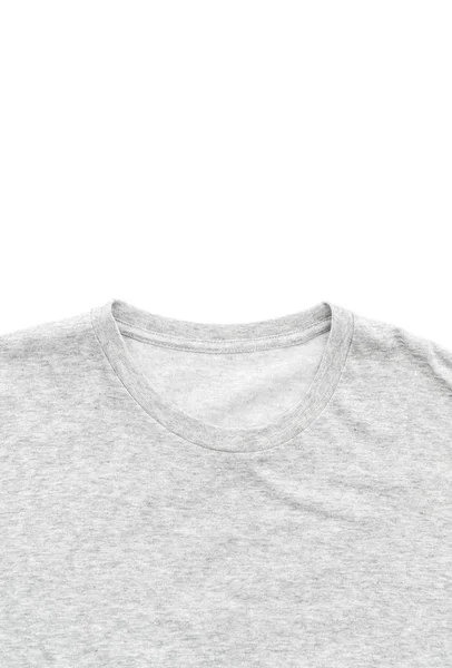 Tričko. složit tričko na bílém — Stock fotografie