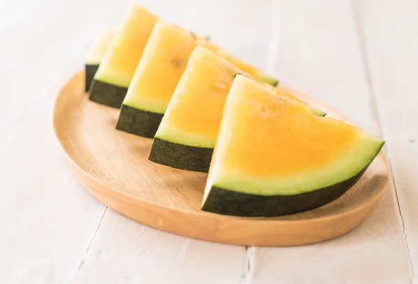 Fresh yellow watermelon — Stock Photo, Image