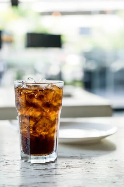 Iced cola on the table — Stock Photo, Image