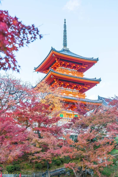 Bela Arquitetura no Templo Kiyomizu-dera Kyoto ,. — Fotografia de Stock