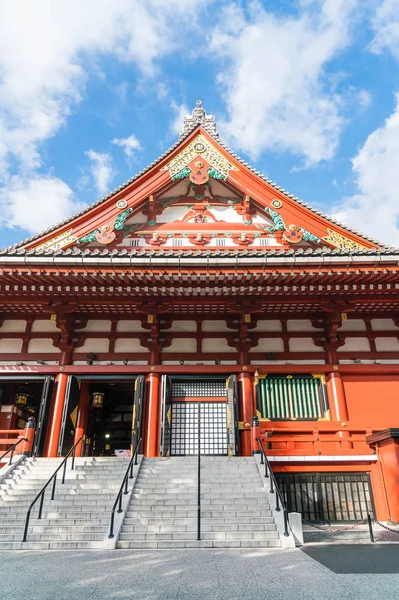 Belle architecture au temple Sensoji autour de la région d'Asakusa dans — Photo