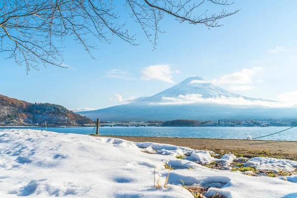 Montanha Fuji San no Lago Kawaguchiko . — Fotografia de Stock
