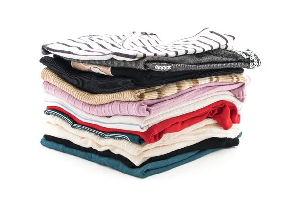 giyim üzerine beyaz yığınları 