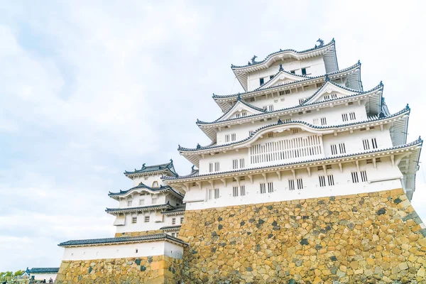 Castello Himeji nella prefettura di Hyogo, Giappone, patrimonio mondiale dell'UNESCO — Foto Stock