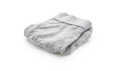 Beyaz arka plan üzerinde erkek iç giyim