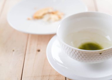 matcha latte boş bardak