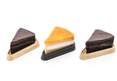 Altın konu pasta ve çikolata kek