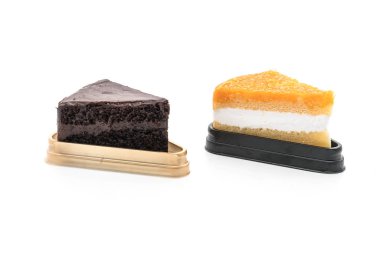 Altın konu pasta ve çikolata kek