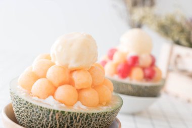 Kavun Bingsu, ünlü Koreli dondurma buz