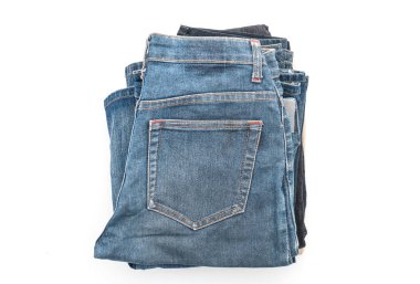 giyim üzerine beyaz yığınları