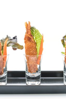  beyaz hamuru kızarmış karides