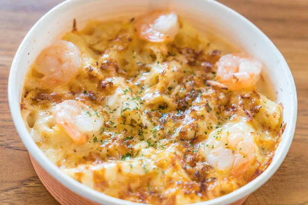 karides ve peynir Penne