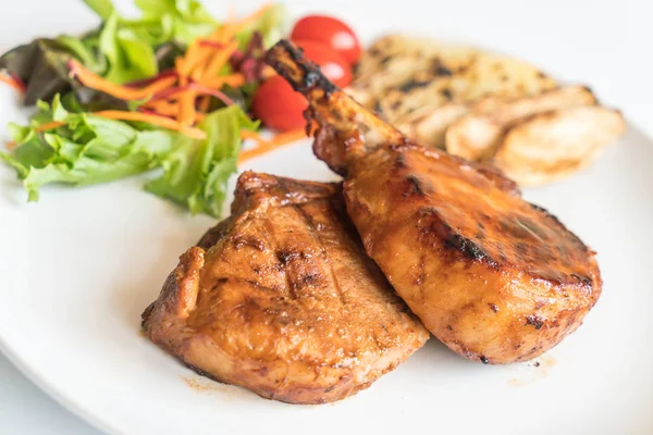 Pork chop steak — Stock Photo, Image