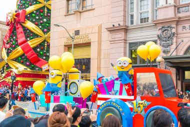 Osaka, Japonya - 21 Kasım 2016: Yeni festivale, yeniden doğmuş Parade, celeb