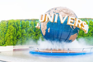 Osaka, Japonya - 21 Kasım 2016: temel tema park konumlar