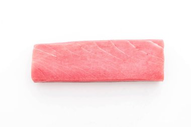 beyaz üzerine taze orkinos