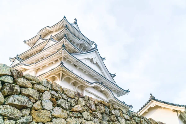 Castello Himeji nella prefettura di Hyogo, Giappone, patrimonio mondiale dell'UNESCO — Foto Stock