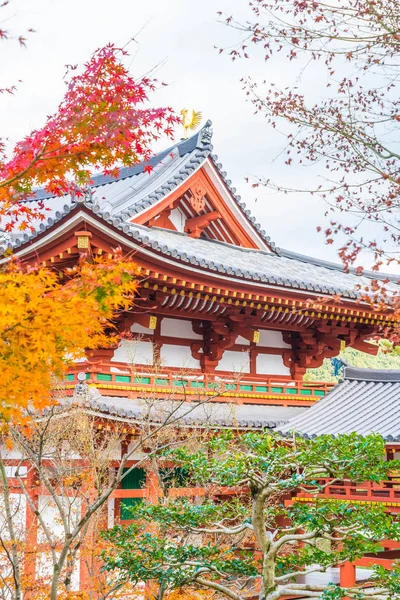 Piękna architektura Byodo w świątyni w Kyoto. — Zdjęcie stockowe